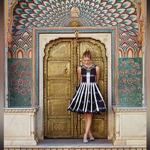 Maeve plaid dress